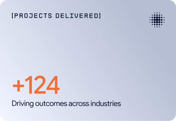 Projects delivered: +124